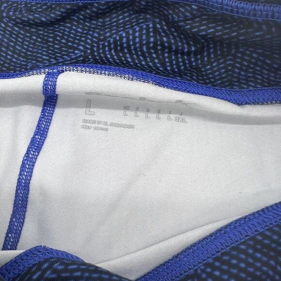 Reebok ombre blue capei tight fit leggings size large NWT - Picture 4 of 6